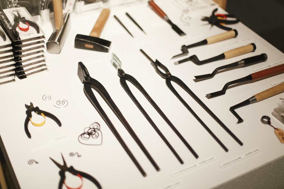 工具展示クローズアップ