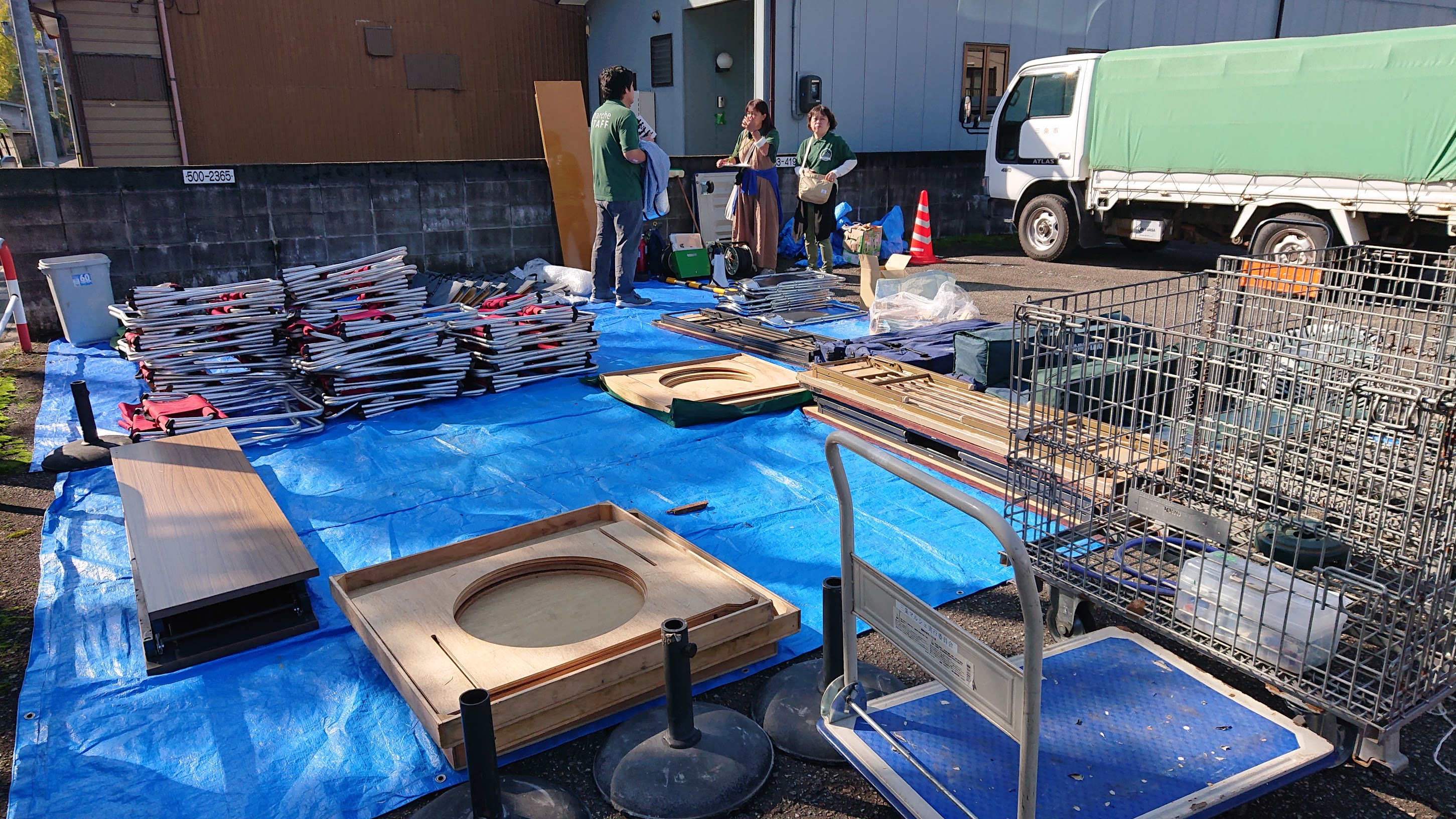 マルシェ現場の様子